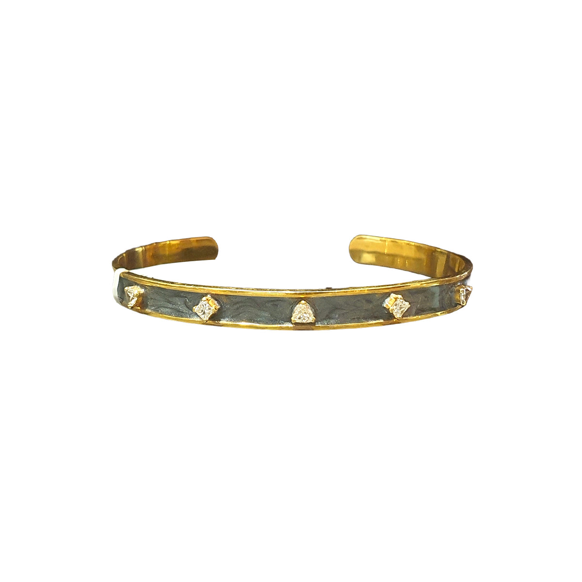 Escape Diamond Open Bracelet