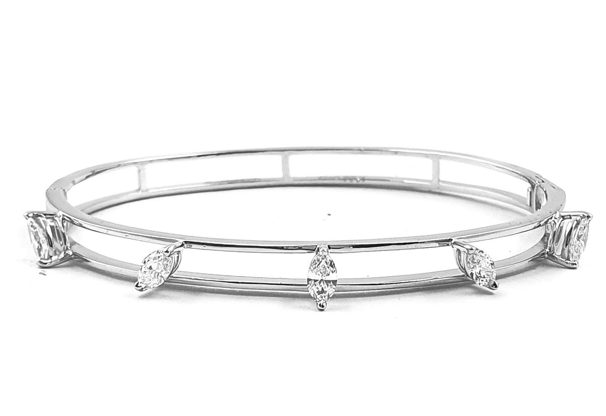 Escape Diamond Bangle Bracelet
