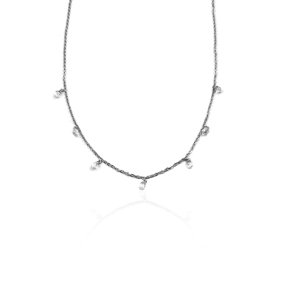 Bloom Diamond Drop Necklace