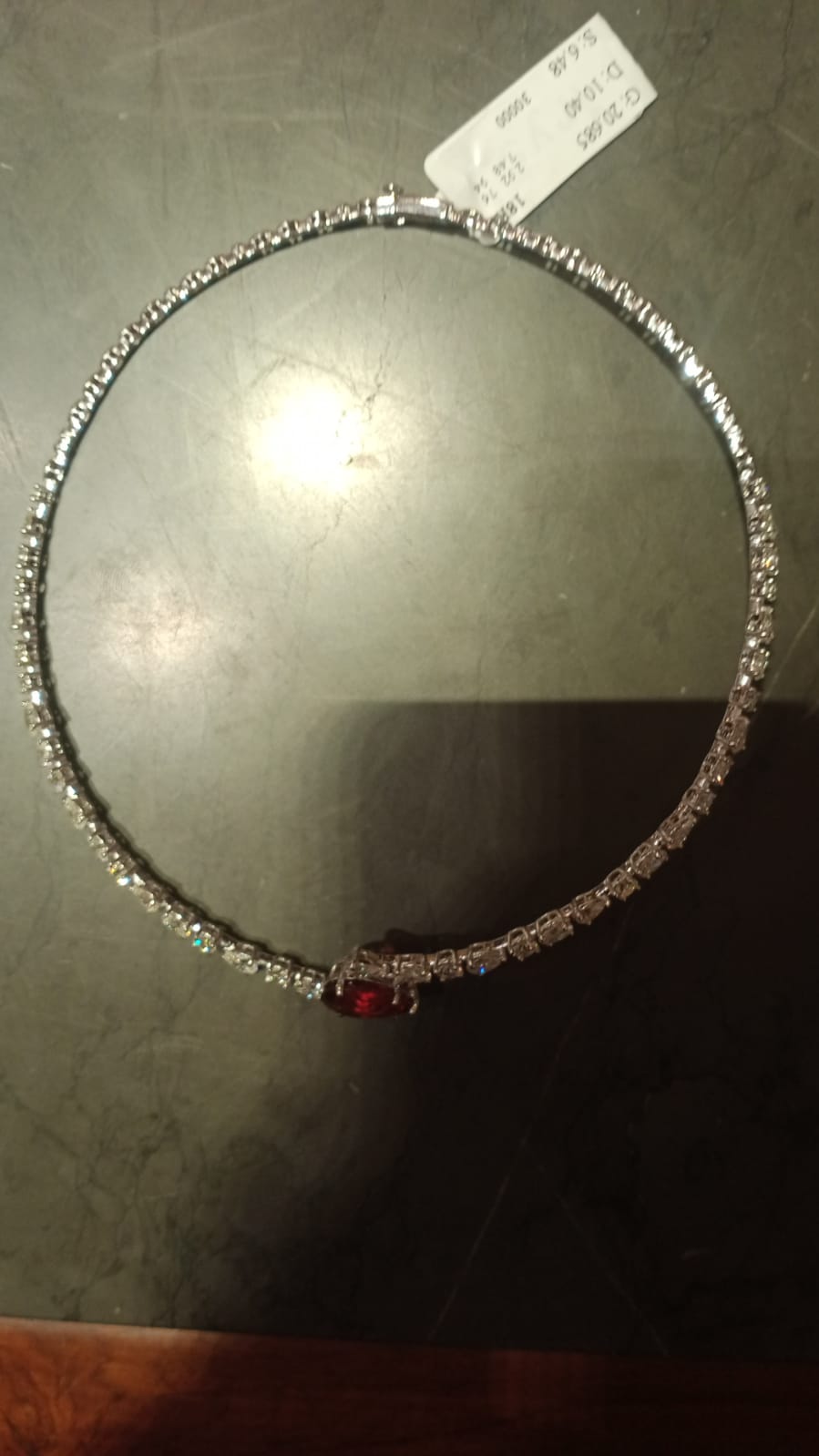 Bloom Pink Tourmaline Diamond Necklace