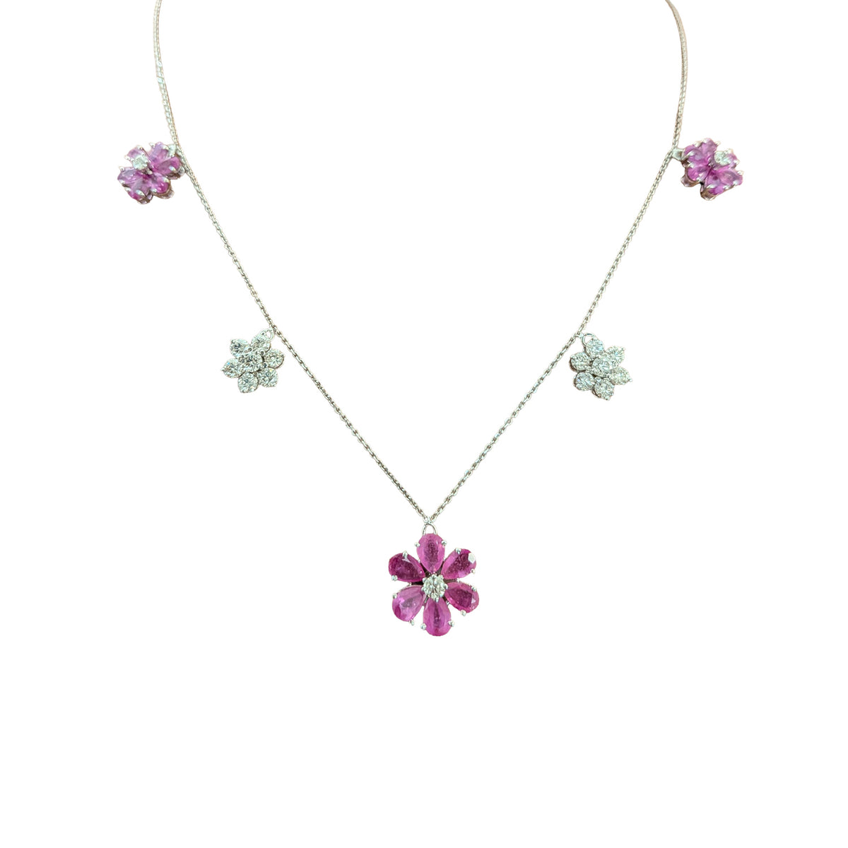 Bloom Pink Petal Necklace