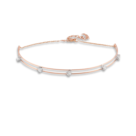 Escape Pear Diamond Choker
