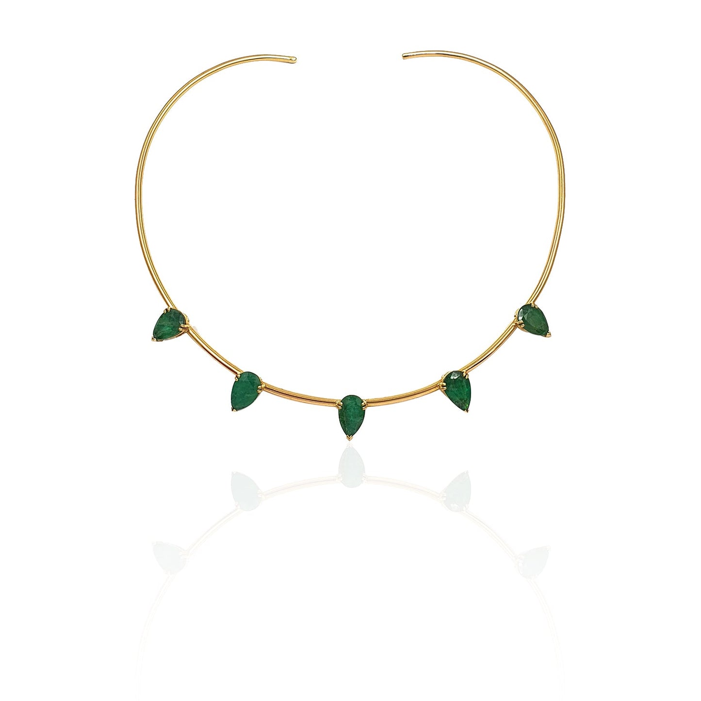 Mix-shapes Front & Back Necklace