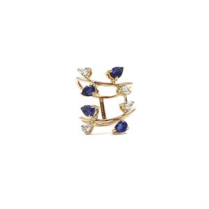 Rise Sapphire & Diamond Ring
