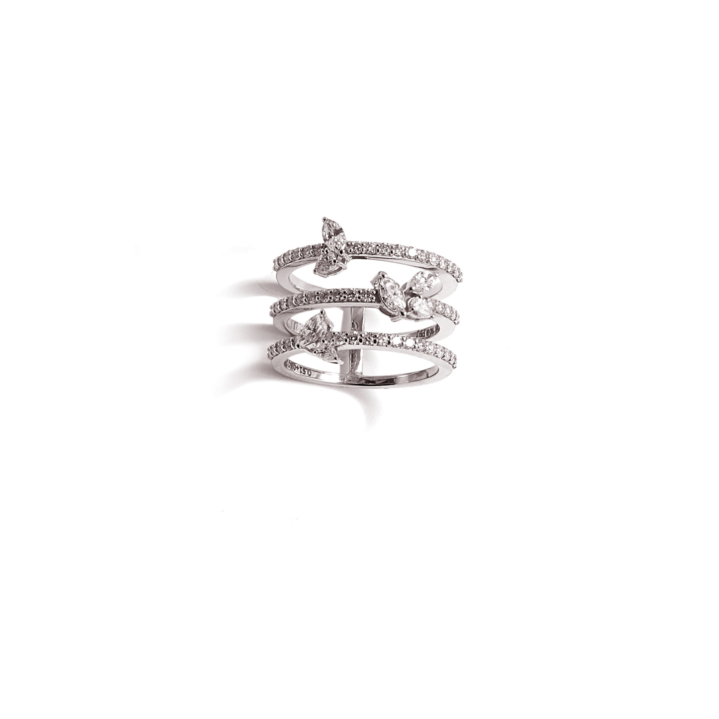 Spiral Leafy Ring
