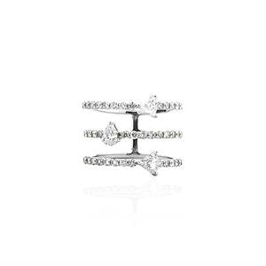 Bloom Triple-Band Diamond Ring