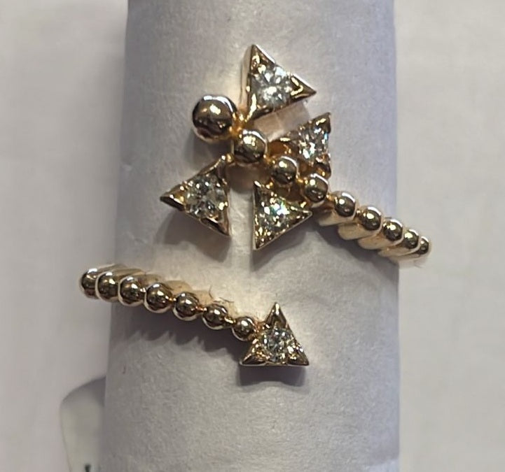 Bloom Dragonfly Diamond Open Ring