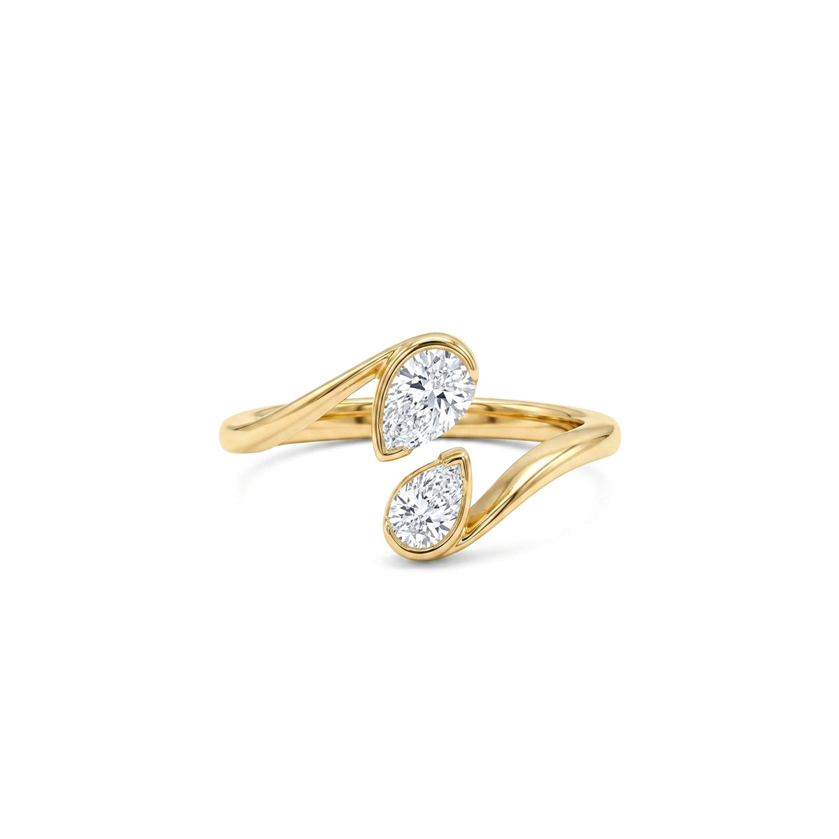 Bloom Pear-Shaped Diamond Ring
