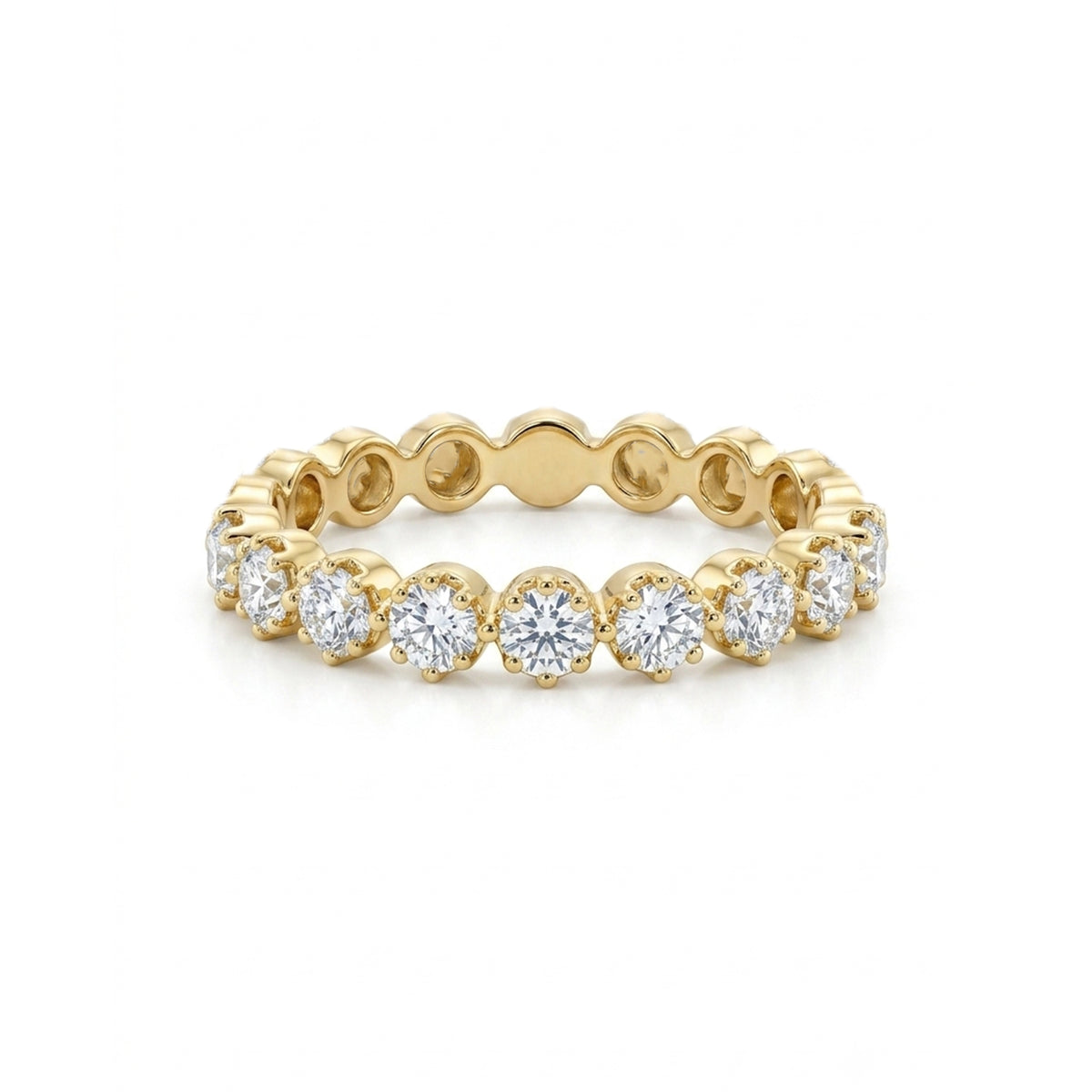 Bloom Diamond Cluster Gold Ring