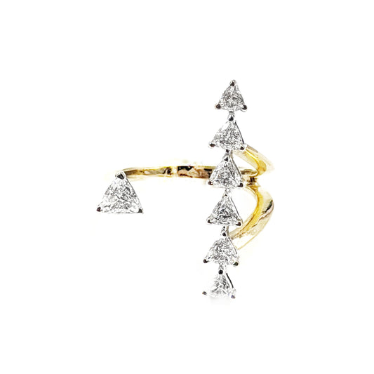 Trillion Diamond Ring