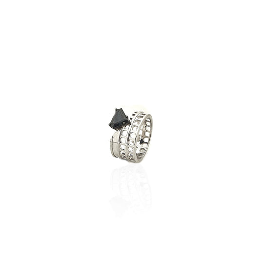 Yin & Yang Diamond Ring