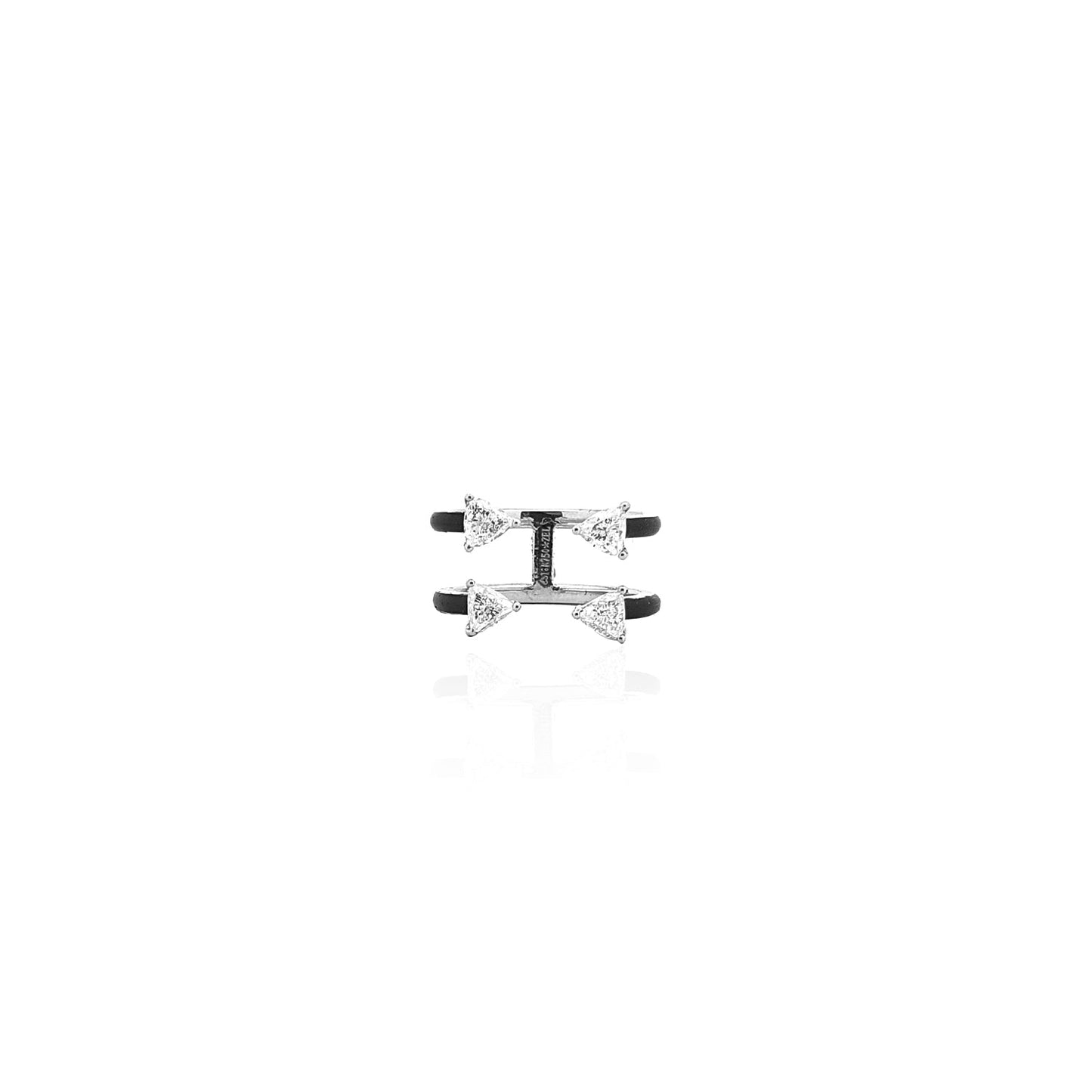 Center Open Diamond Ring