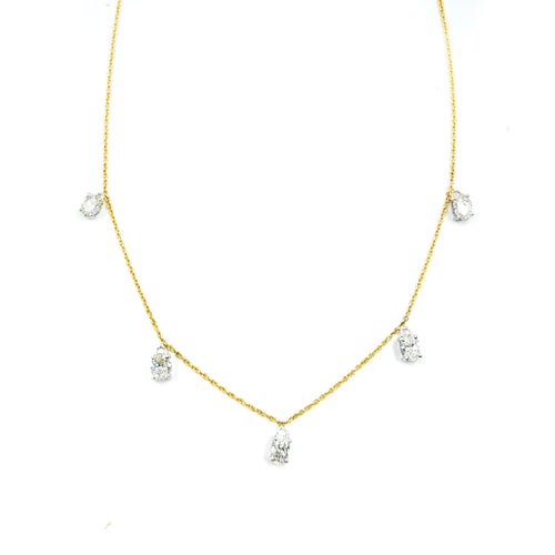 City Light 5 Oval Stackable Necklace