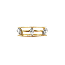Load image into Gallery viewer, Rewind Triple Cord Marquise Pear Ring
