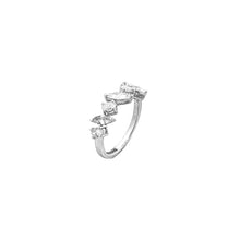 Load image into Gallery viewer, Rise Marquise and Oval Diamond Hoop Ring

