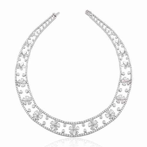 Marquise Halo Necklace