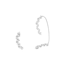 Load image into Gallery viewer, Ear Cuffs, Earcuffs, Diamond Earring, Diamond Ear cuffs Earring, White Gold Earring
