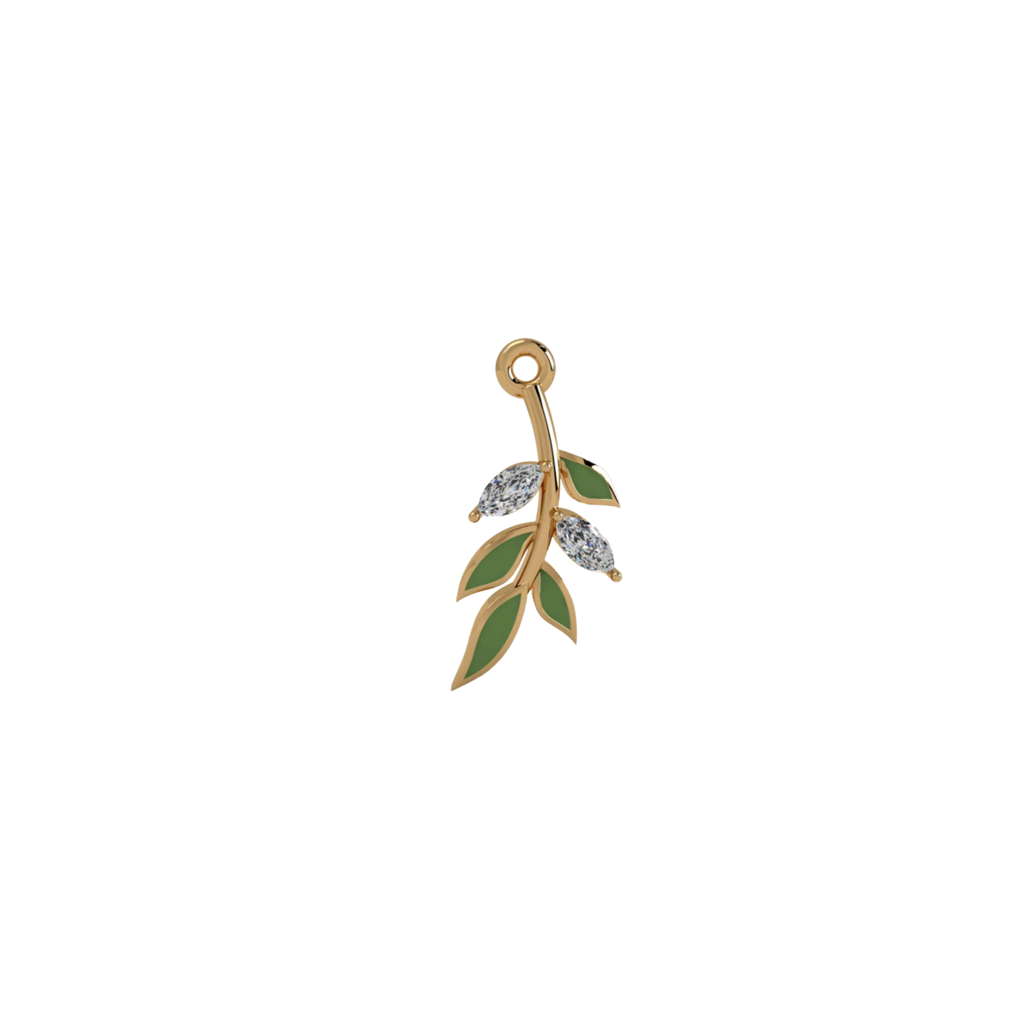Olive Stem Evermore Charm