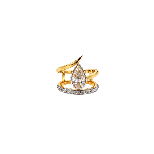Bloom Diamond Sculptural Ring