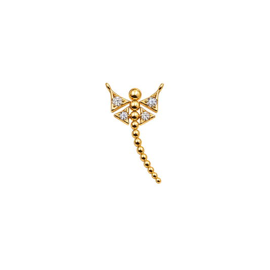 Dragonfly Cascade Diamond Pendant
