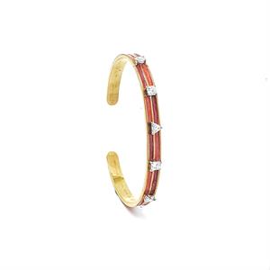 Escape Pink Enamel Diamond Bracelet