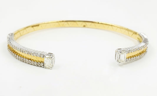 Escape Diamond Open Bracelet