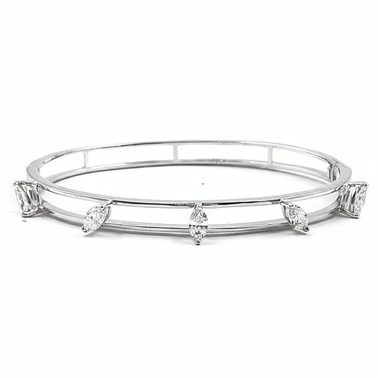 Escape Diamond Bangle Bracelet