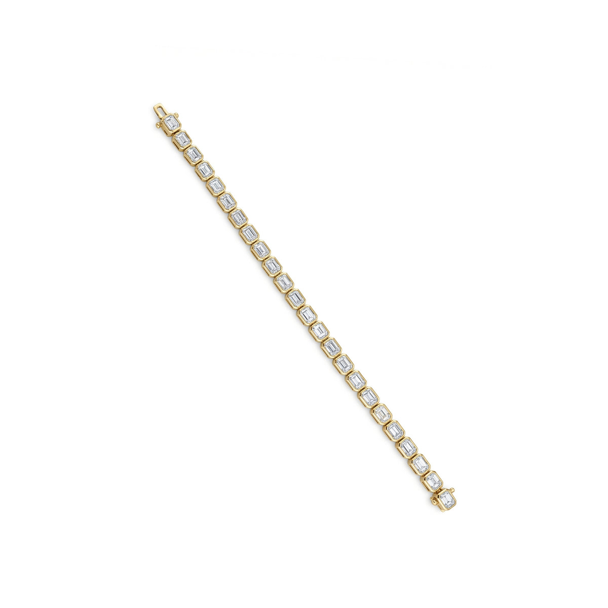 Bloom Emerald-Cut Diamond Tennis Bracelet