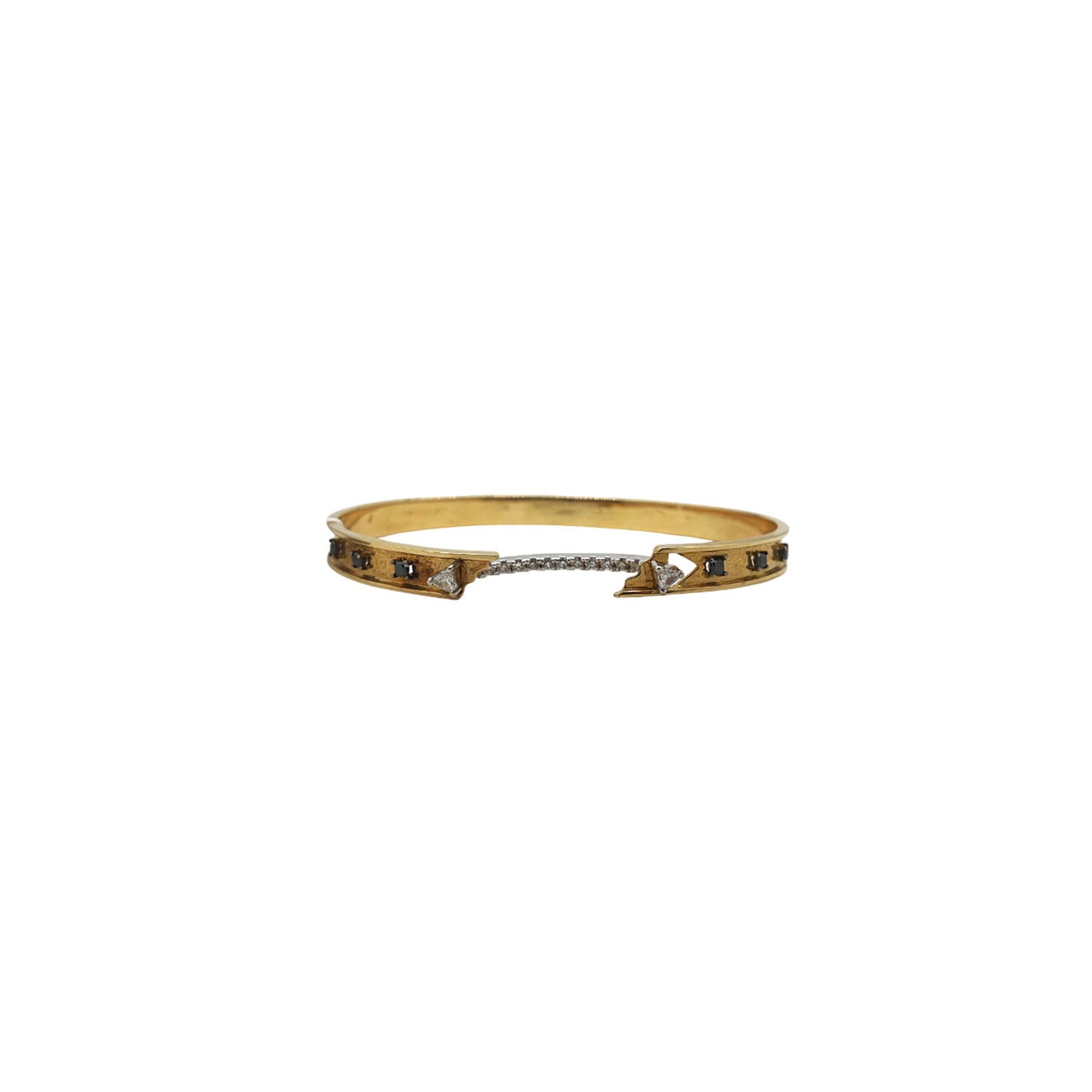 Rewind Black Diamond Arrow Bracelet