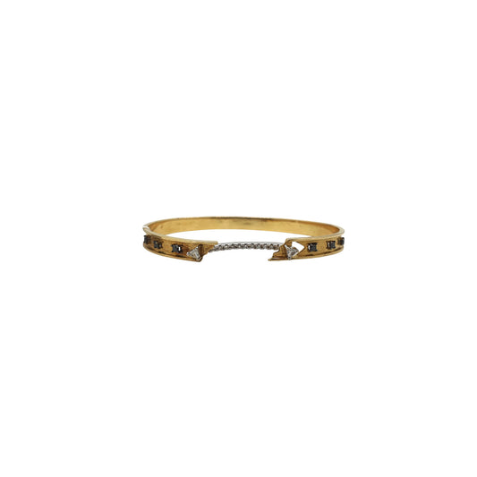 Rewind Black Diamond Arrow Bracelet