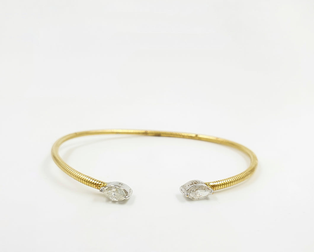 Centre-open Marquise Bracelet