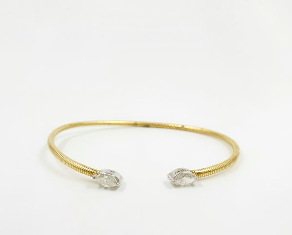 Centre-open Marquise Bracelet