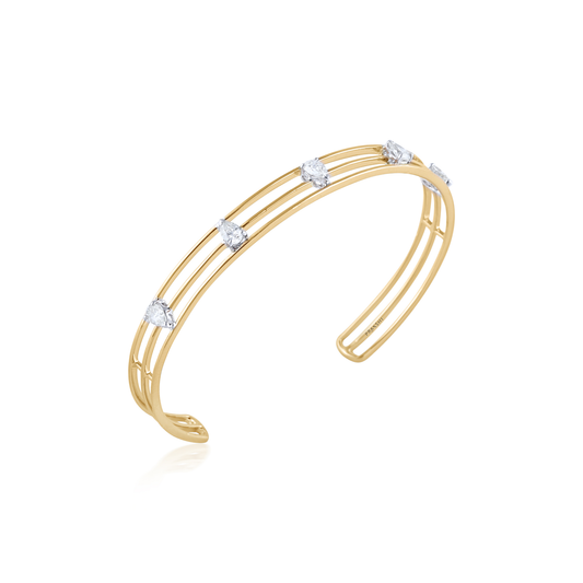 Horizon Diamond Cuff