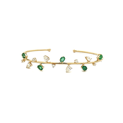 Rise Pears Diamond Bracelet