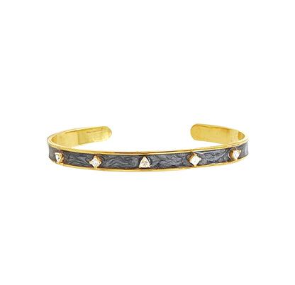 Princess & Trilliant Diamonds Bracelet