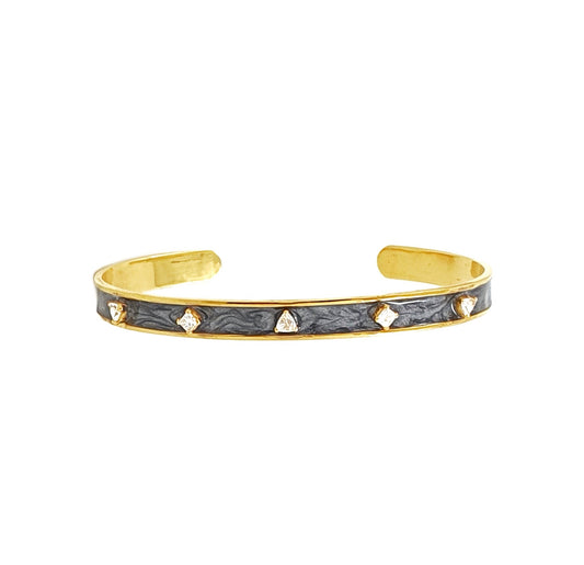 Princess & Trilliant Diamonds Bracelet
