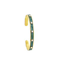 Load image into Gallery viewer, Green Princess Diamonds Bracelet
