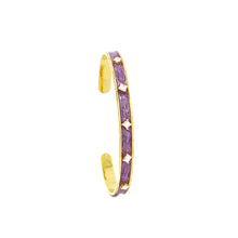 Load image into Gallery viewer, Purple Princess Diamonds Bracelet
