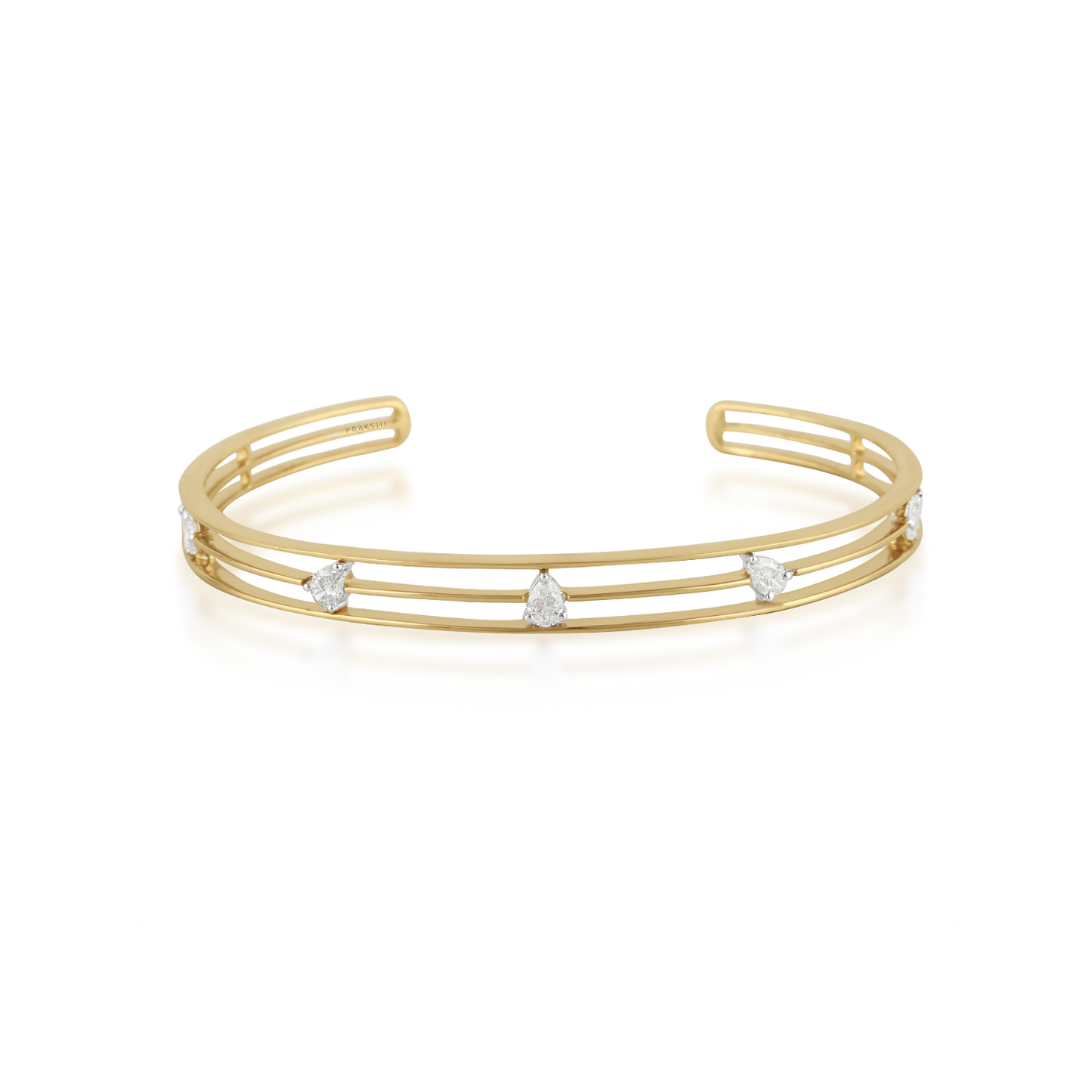 Diamond Open Cuff Bracelet