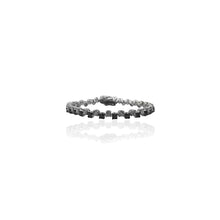 Load image into Gallery viewer, Yin &amp; Yang Tennis Bracelet with Round Diamond
