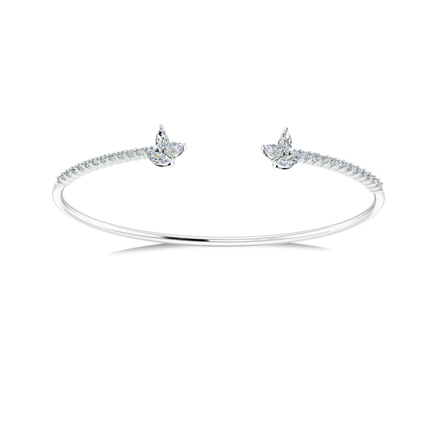 Centre-Open Fancy-cut Bracelet