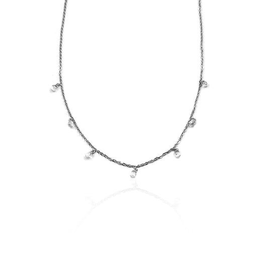 Bloom Diamond Drop Necklace