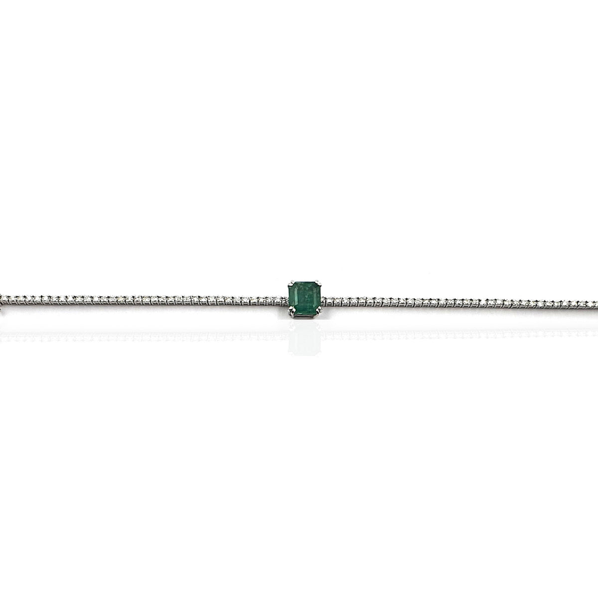 Bloom Emerald Diamond Necklace