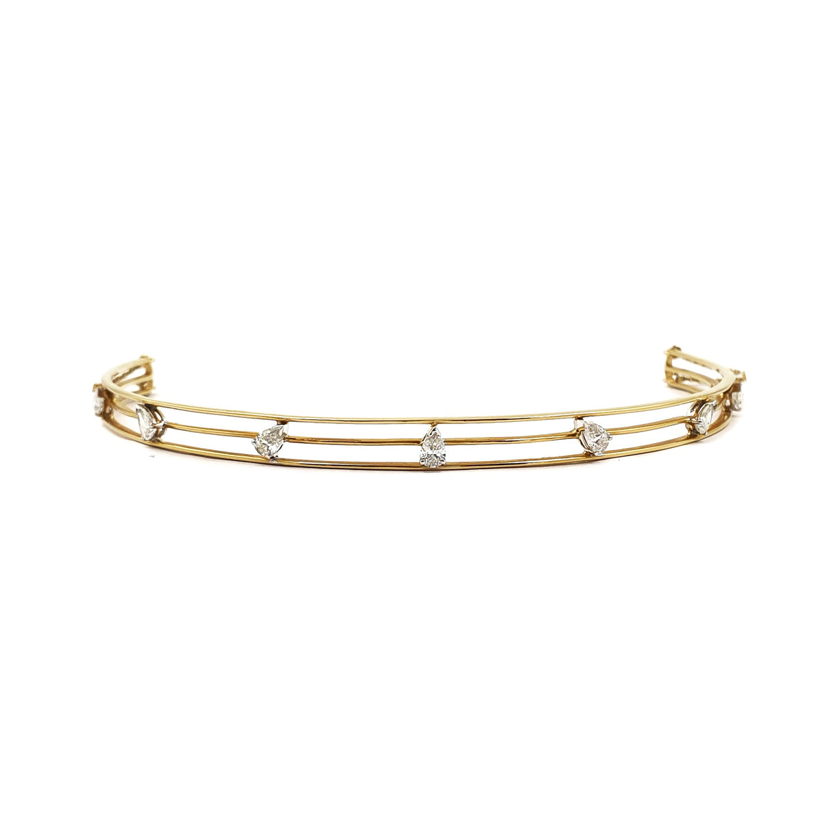 Escape Pear-Cut Diamond Necklace