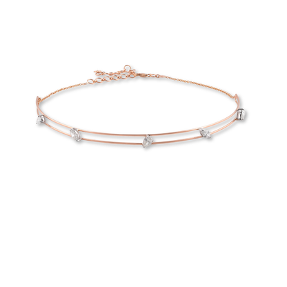 Escape Pear & Marquise Diamond Choker