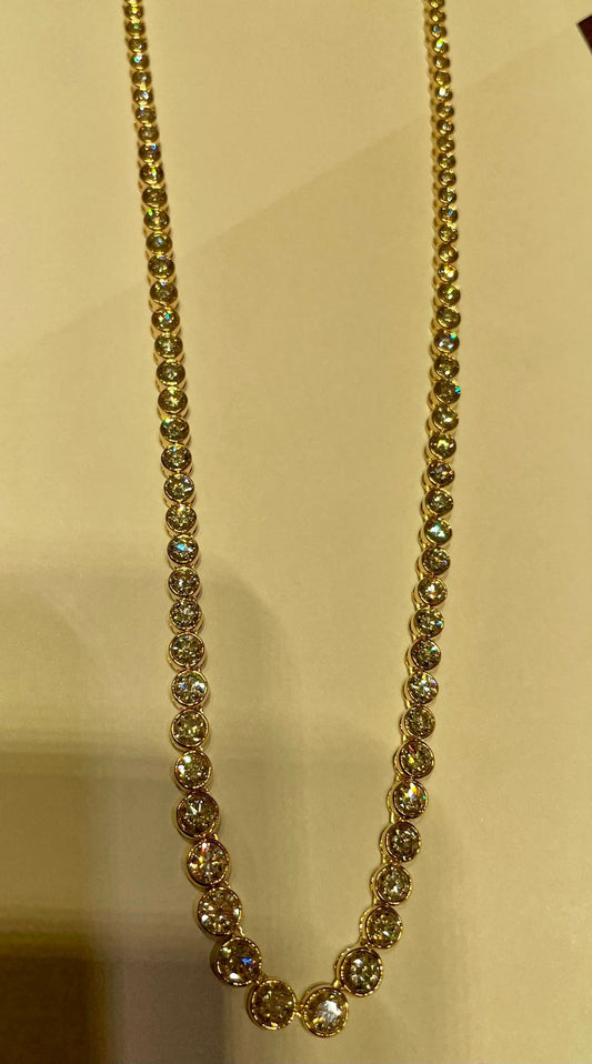Bloom Diamond Graduated Necklace