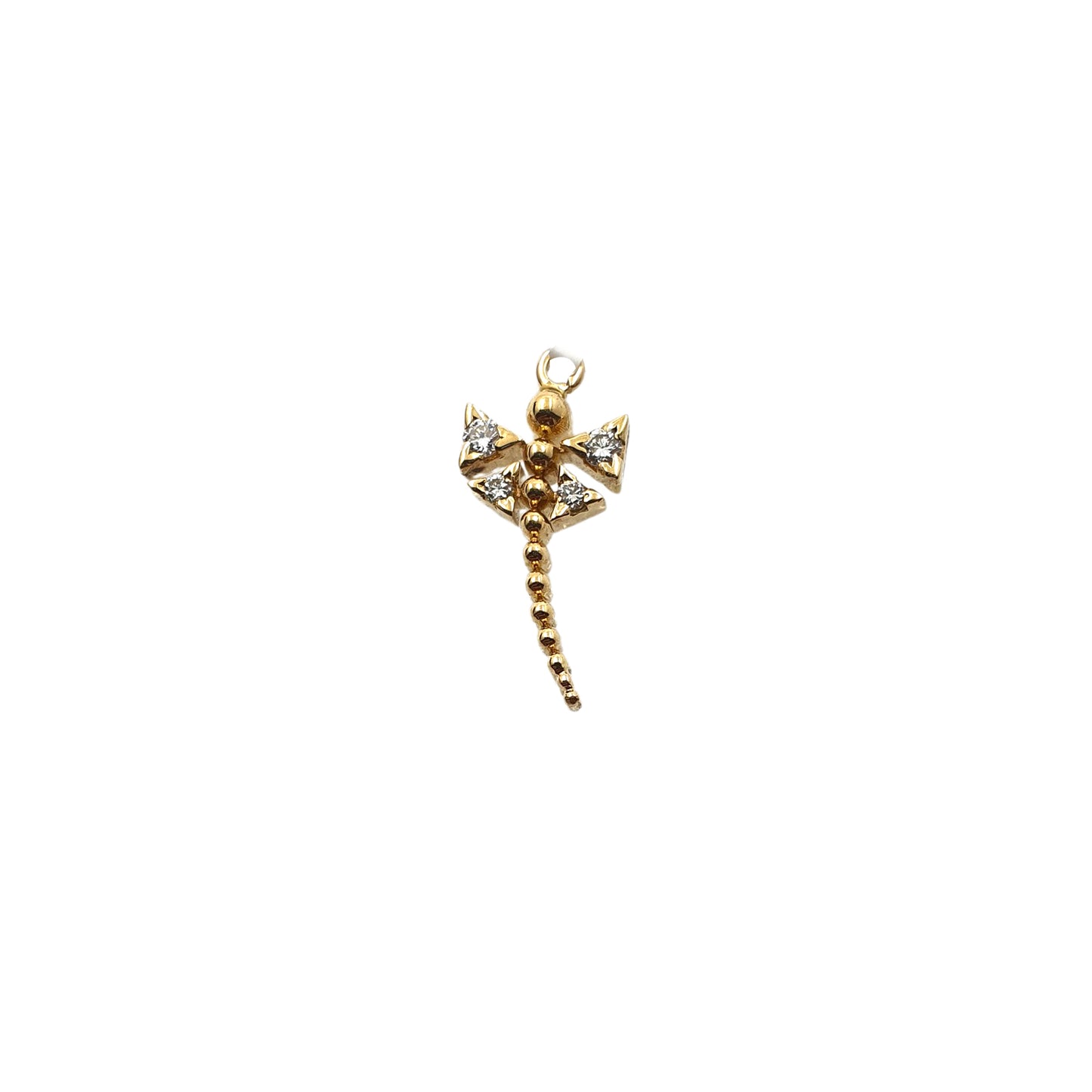 Dragonfly Grace Diamond Pendant