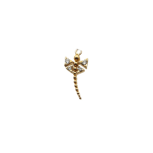 Dragonfly Grace Diamond Pendant