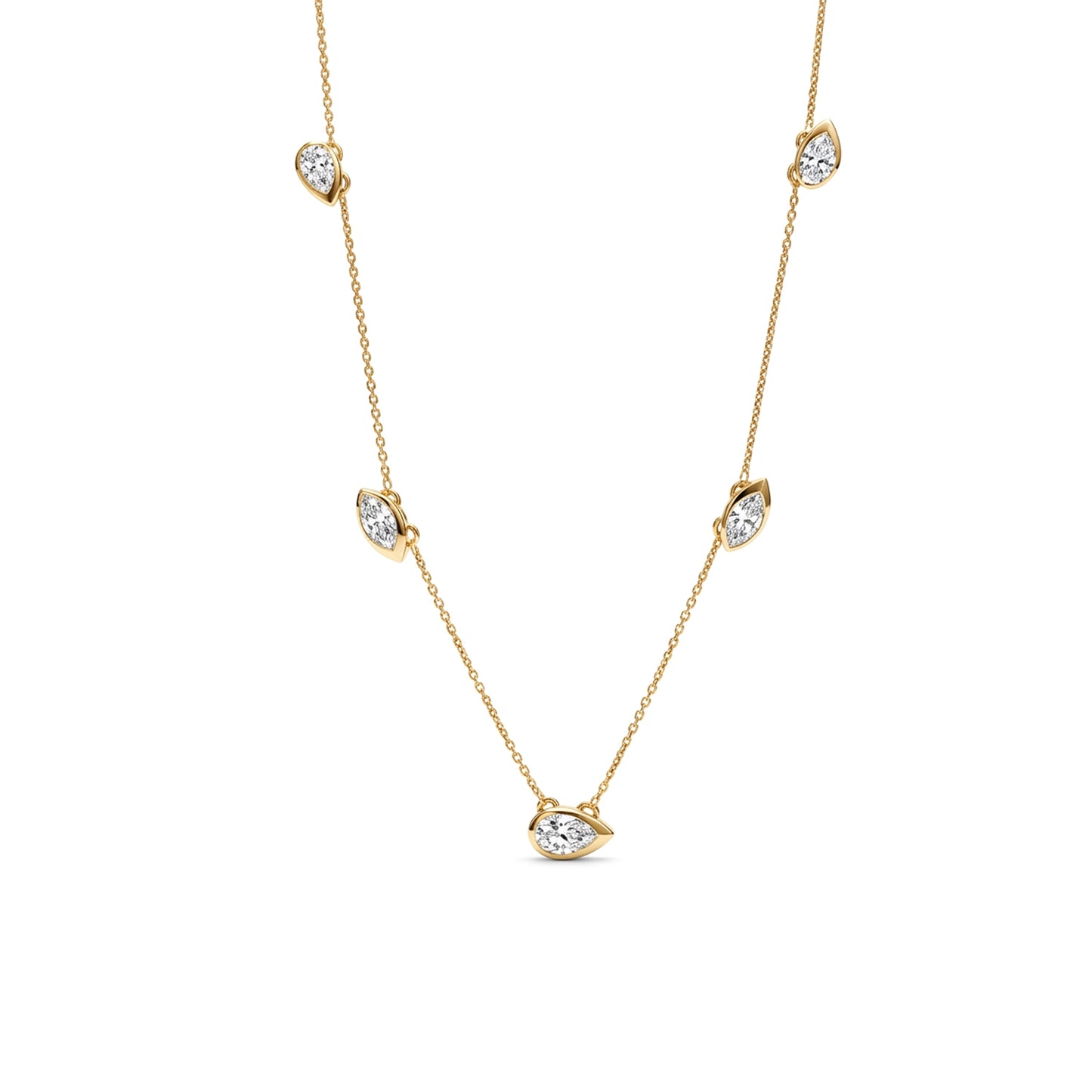 Bloom Marquise Diamond Necklace