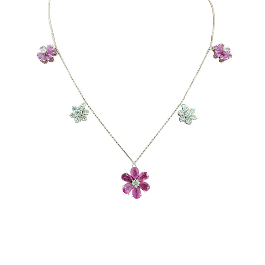 Bloom Pink Petal Necklace